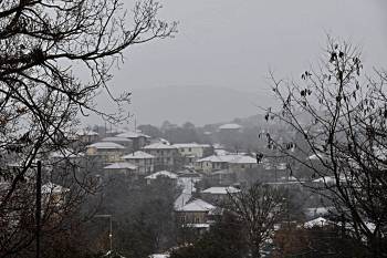 Μικρά προβλήματα από το χιονιά μόνο στο οδικό δίκτυο της Αρκαδίας