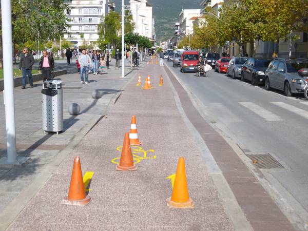 Φρεσκάρισμα του ποδηλατόδρομου