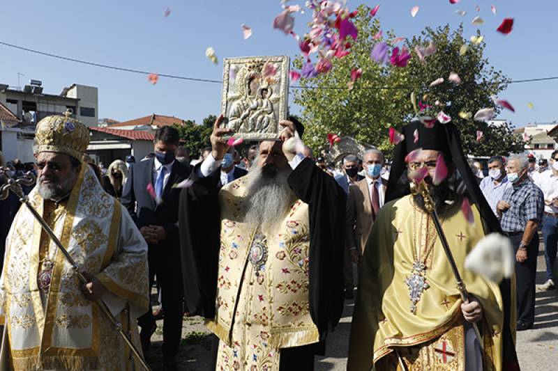 Επιστρέφει στο Βουλκάνο η εικόνα της Παναγίας