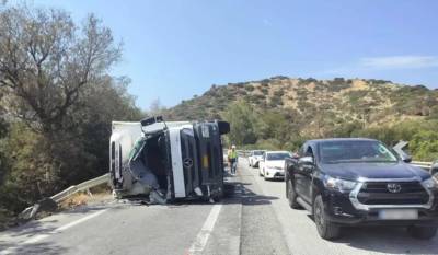 Νεκρός 17χρονος που οδηγούσε φορτηγό στην Κρήτη (βίντεο)