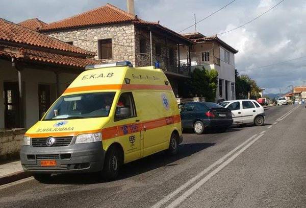 Τροχαίο με δύο τραυματίες στο Βασιλικό Μεσσηνίας