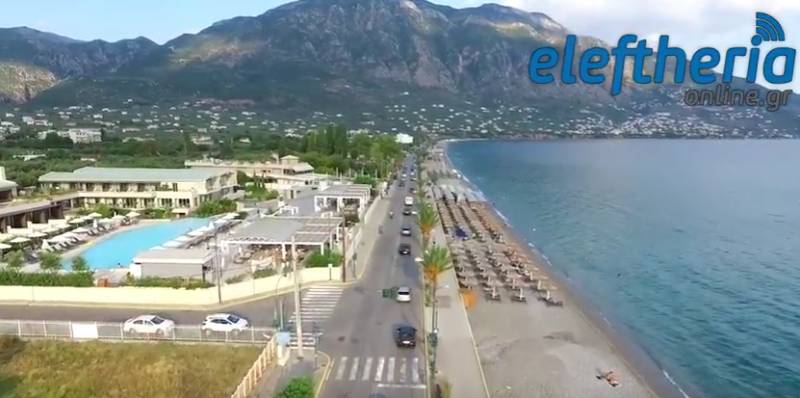 Πετώντας από το Αλμυρό έως την Παραλία της Καλαμάτας (βίντεο)