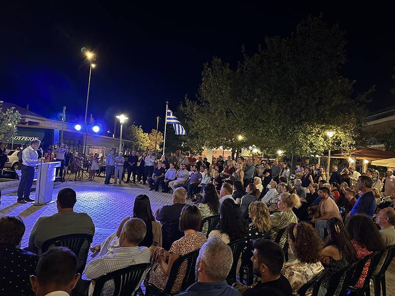 Συγκέντρωση Βασιλόπουλου στη Θουρία