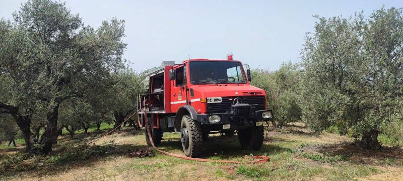 Μεσσηνία: Πυρκαγιά στον Αγιο Γεώργιο Σπηλιάς