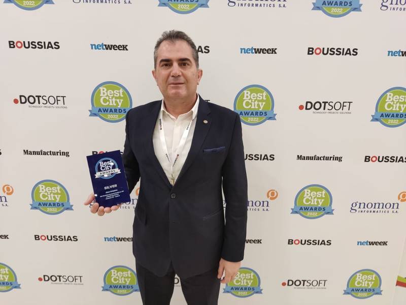 Αργυρό βραβείο στο “Best City Awards 2022” για τον Δήμο Καλαμάτας