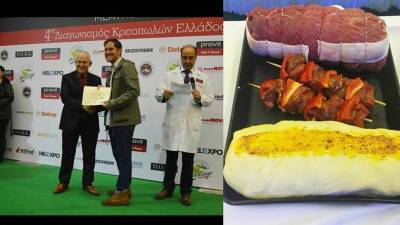 Διάκριση Καλαματιανού κρεοπώλη σε διαγωνισμό
