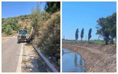 Καθαρισμοί ρεμάτων και οδικού δικτύου στη Μεσσηνία