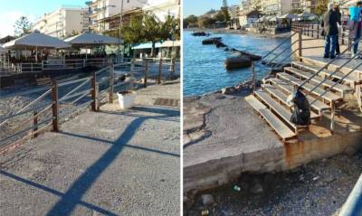 Η… πολύπαθη σκάλα στα «Βραχάκια»