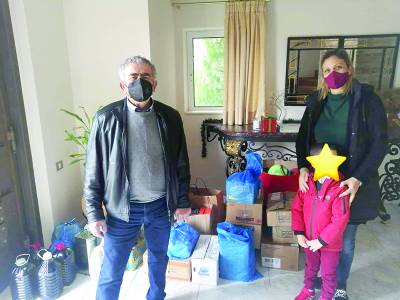 Παρέδωσαν τρόφιμα στην “Κιβωτό του κόσμου”