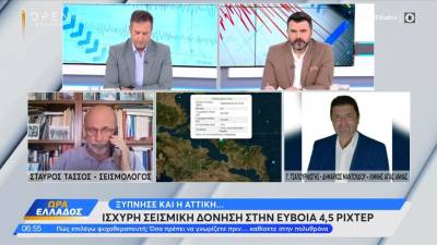 Γ. Τσαπουρνιώτης - Δήμαρχος Μαντουδίου για τον σεισμό στην Eυβοια: «Υπάρχει έντονη ανησυχία»