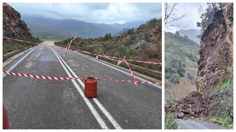 Έκλεισε ο δρόμος στα Πλατάνια