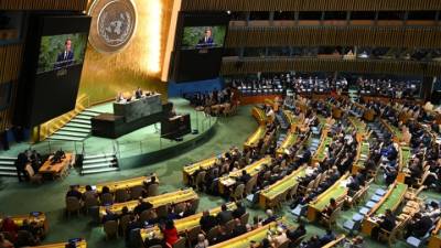 Δεκάδες ηγέτες από όλο τον κόσμο εξέφρασαν από τον ΟΗΕ την υποστήριξή τους σε ένα παλαιστινιακό κράτος