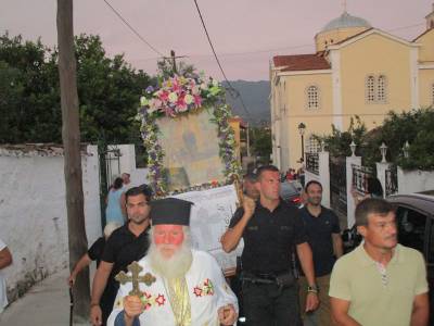 Εορτασμός της Κοίμησης της Θεοτόκου στο Πλατύ