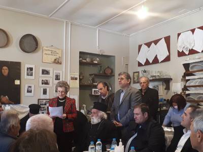 Πολιτιστικός Σύλλογος Αμμου: Εκοψε πίτα και γιόρτασε την Αγία Αγάθη (φωτογραφίες)