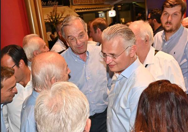 Καλαμάτα: Ο Σαμαράς στα εκλογικά κέντρα Πτωχού και Βασιλόπουλου