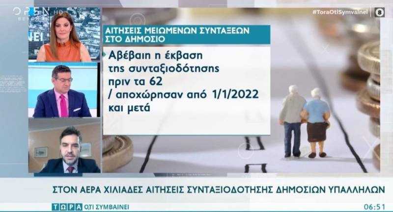 Στον αέρα χιλιάδες αιτήσεις συνταξιοδότησης δημόσιων υπαλλήλων (Βίντεο)