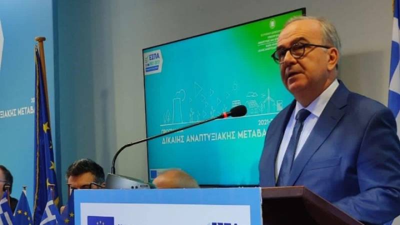 Παπαθανάσης: Το Πρόγραμμα Δίκαιης Μετάβασης προχωράει απρόσκοπτα