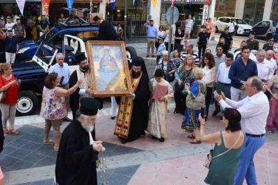 Στον Αγιο Παντελεήμονα Αχαρνών η Παναγία “Πεταλιδιώτισσα”