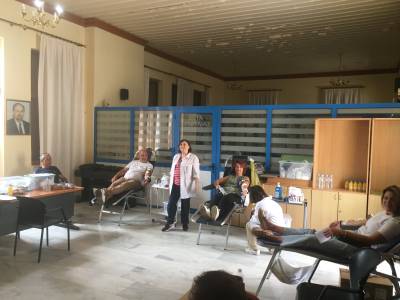 Πετυχημένη αιμοδοσία στα Φιλιατρά
