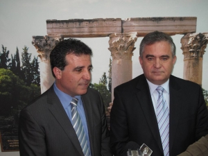 Συνάντηση Αποστολόπουλου - Πνευματικού στην Κόρινθο