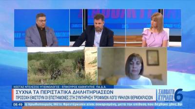 Συχνά τα περιστατικά δηλητηριάσεων: Προσοχή εφιστούν οι επιστήμονες στη συντήρηση τροφίμων λόγω υψηλών θερμοκρασιών