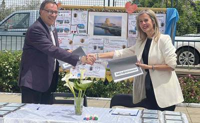 «Γεωργακοπούλειο» Δημοτικό Μεθώνης: Αδελφοποίηση με το Σχολείο Ορούντας Κύπρου