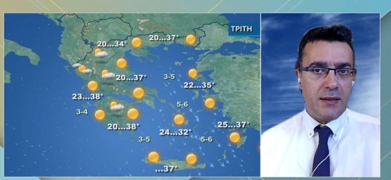 Συνεχίζονται έως την Πέμπτη οι υψηλές θερμοκρασίες (βίντεο)