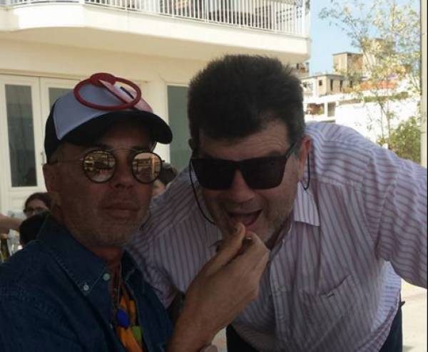 Νονός στην Καλαμάτα ο Λάκης Γαβαλάς