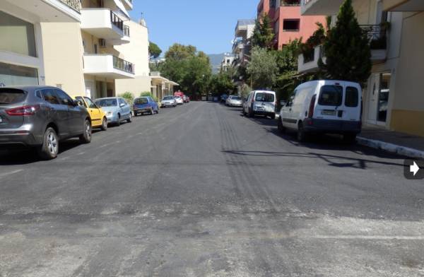 Ασφαλτοστρώσεις σε δρόμους της Καλαμάτας