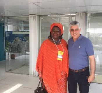 Ο Καφαντάρης στη Βραζιλία ως αντιπρόεδρος της ΚΕΔΕ