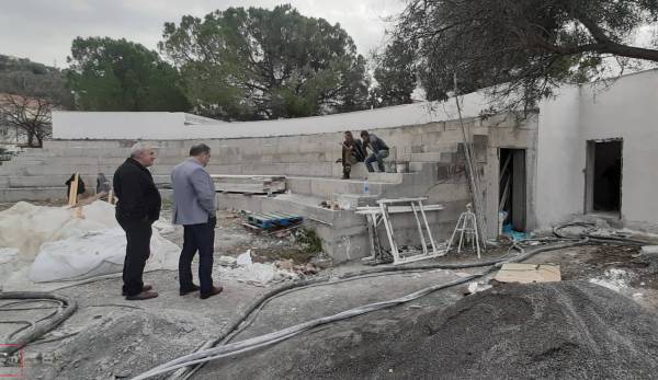 Προχωρούν οι οικοδομικές εργασίες στο Ανοιχτό Θέατρο Καλαμάτας