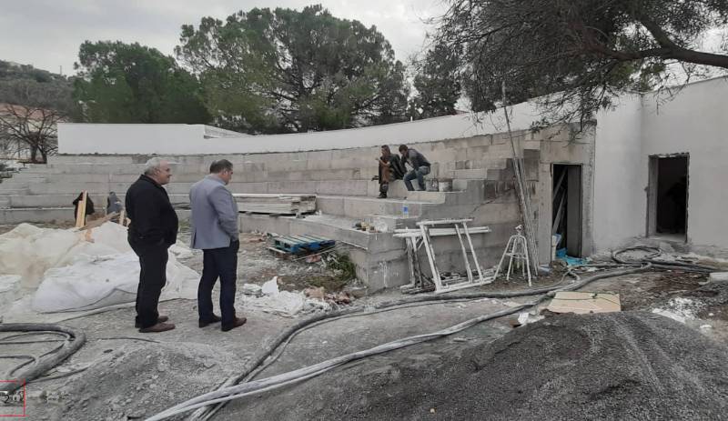 Προχωρούν οι οικοδομικές εργασίες στο Ανοιχτό Θέατρο Καλαμάτας