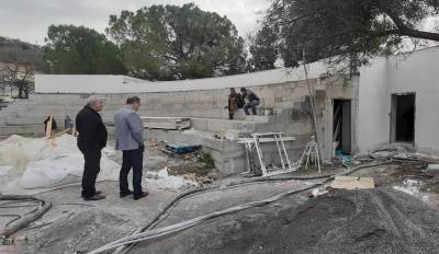 Προχωρούν οι οικοδομικές εργασίες στο Ανοιχτό Θέατρο Καλαμάτας