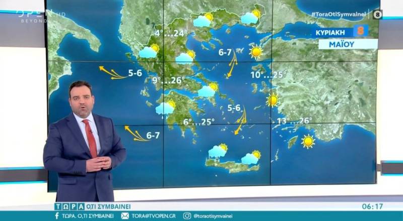 Καιρός: Συννεφιασμένη Κυριακή με αφρικανική σκόνη (Βίντεο)