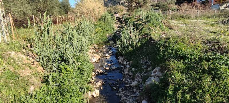 Δυσοσμία από ρέμα στην Κυπαρισσία