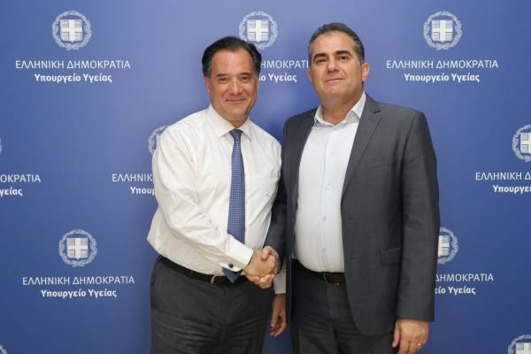 Συνάντηση Βασιλόπουλου με Άδωνι Γεωργιάδη