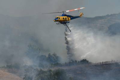 Μεγάλη φωτιά στην Εύβοια (βίντεο)