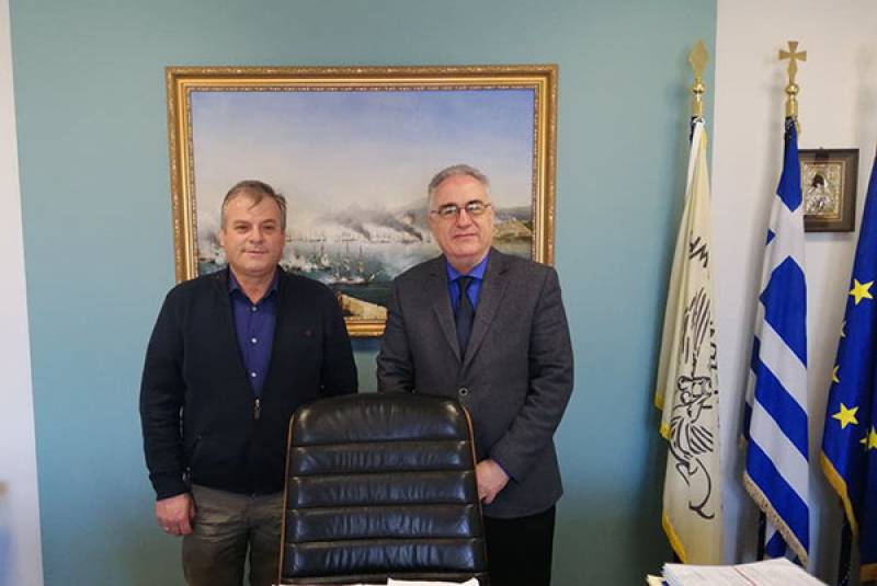 Πύλος: Συνάντηση Καρβελά με τον πρόεδρο της Ενωσης Σεναριογράφων Ελλάδος