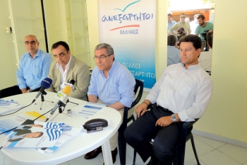 Βασίλης Καπερνάρος: Οι Ανεξάρτητοι Ελληνες θέλουν να ενώσουν το λαό