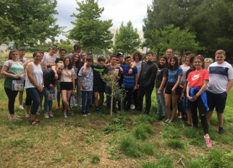 Γάλλοι μαθητές στο Γυμνάσιο Παραλίας